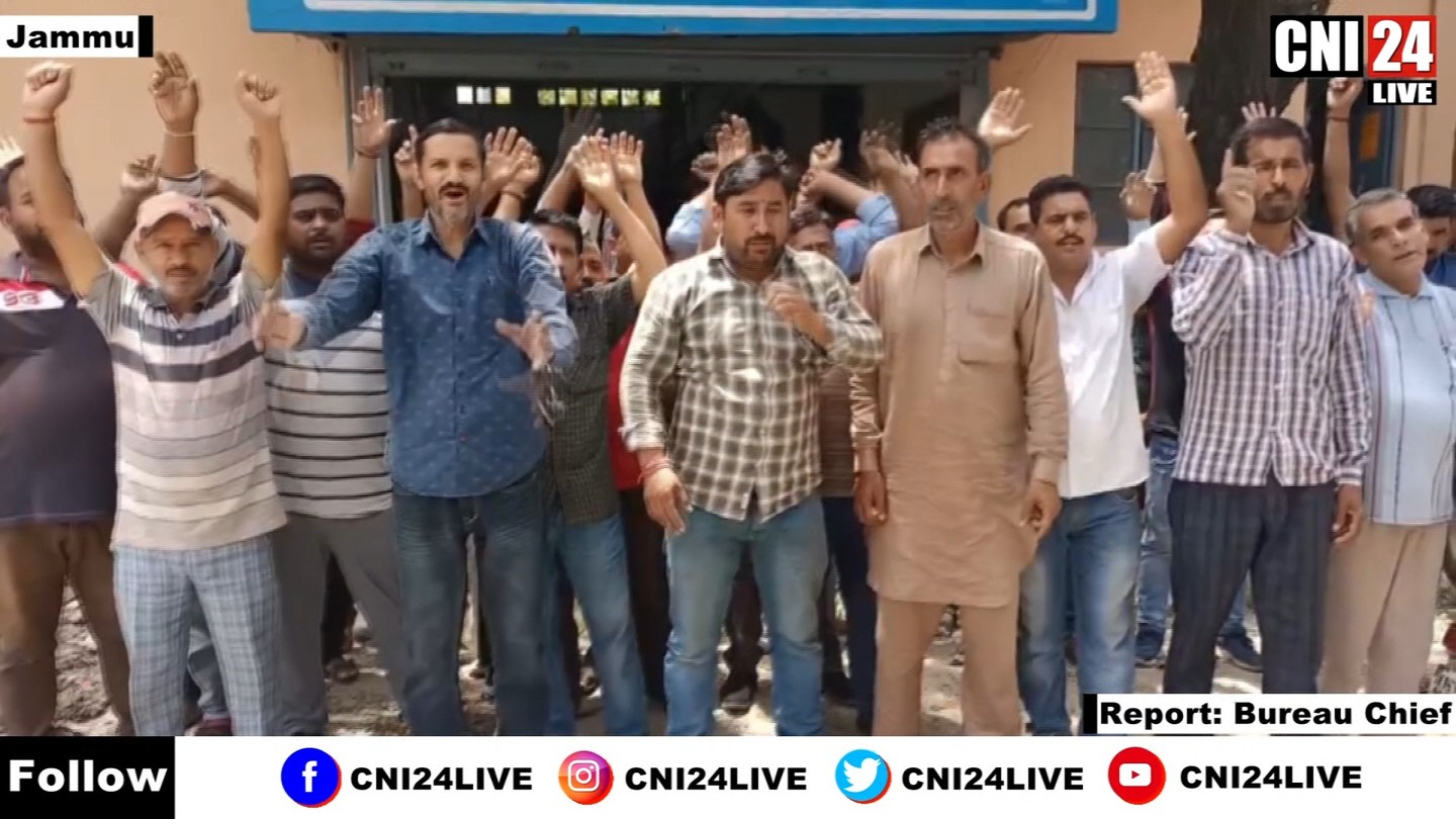 P.H.E Daily Wagers on "Kam Chodo Strike" request regularisations