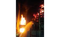 Fire at plastic factory in Delhi's Narela
