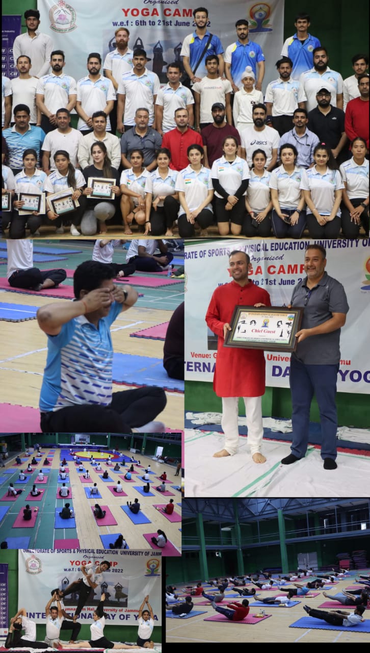 Jammu University in Collaboration with CII organises International Yoga Day 