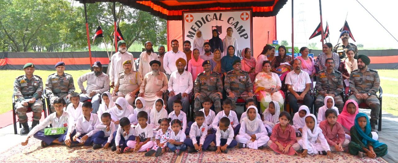 Medical Camp organized by Indian Army in Border Areas of Samba District