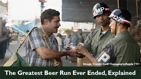 The Greatest Beer Run Ever Ended, Explained