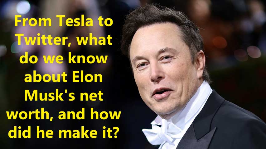 From Tesla to Twitter, what do we know about Elon Musk's net worth, and how did he make it?
