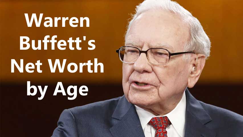 Warren Buffett's Net Worth by Age