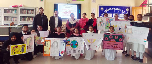 Poster Making Competition by Department of English, Govt. Degree College R.S. Pura